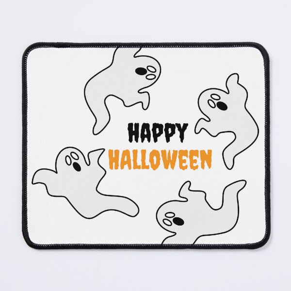 Item preview, Spooky Ghosts Swirling Around Happy Halloween Text designed and sold by paolboa.