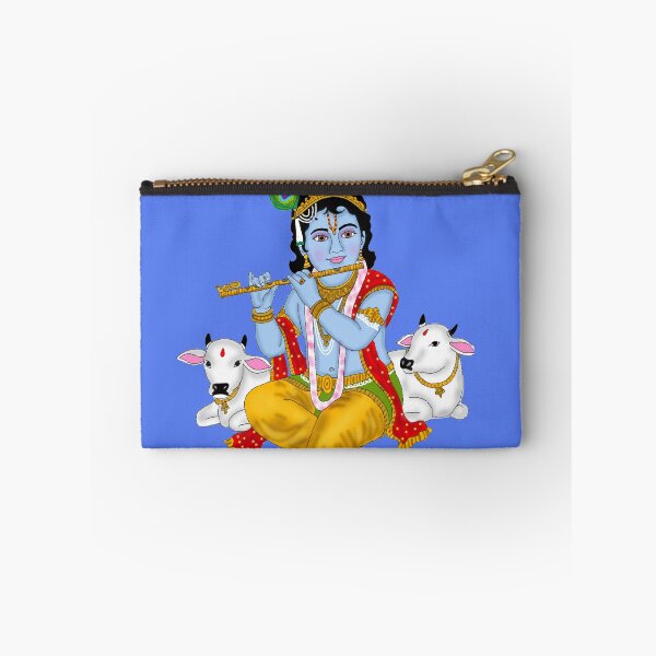 Item preview, Lord Krishna with Cow Divine Art designed and sold by Harshit_Digital_Arts.