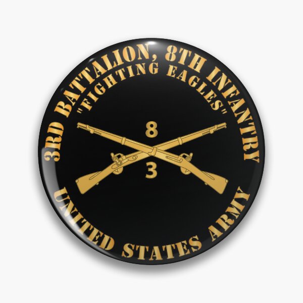 Item preview, Army - 3rd Battalion, 8th Infantry Regiment Branch - Fighting Eagles - US Army X 300 designed and sold by Military Insignia Products.