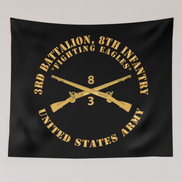 Item preview, Army - 3rd Battalion, 8th Infantry Regiment Branch - Fighting Eagles - US Army X 300 designed and sold by Military Insignia Products.