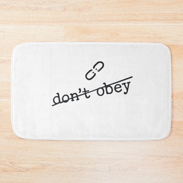 Item preview, Don’t Obey Retro Urban Protest Stencil Art Tee Poster Sticker designed and sold by GeniePixel.