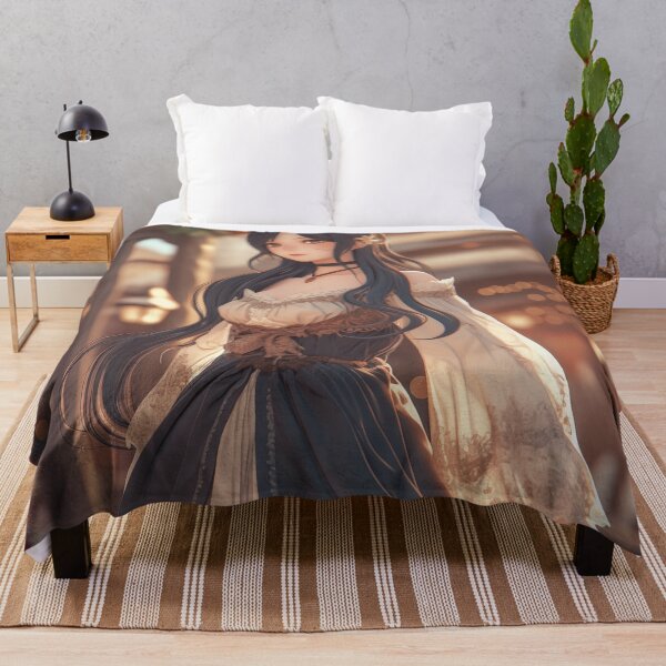 Item preview, Elegant Fantasy Lady in Market Scene designed and sold by Chris349.