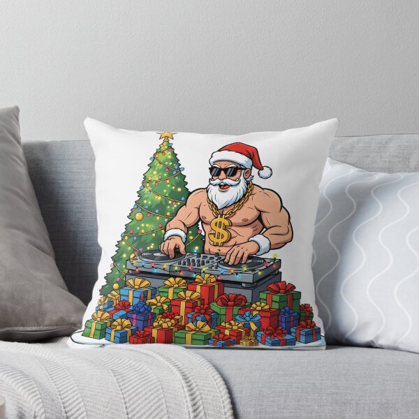 Item preview, DJ Santa Claus Dropping the Beat designed and sold by NewYorkColours.