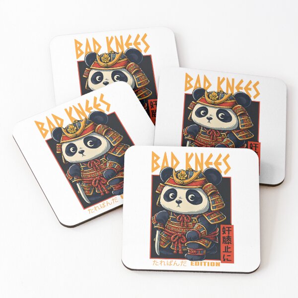 Item preview, Bad Knees Samurai Panda designed and sold by EBBSW.