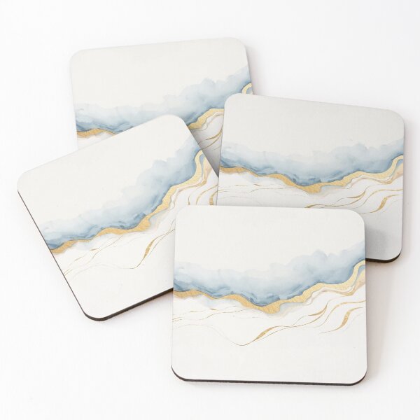Item preview, Blue and Gold in Quiet Motion designed and sold by Art of Abundance.