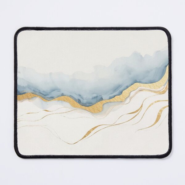 Item preview, Blue and Gold in Quiet Motion designed and sold by Art of Abundance.