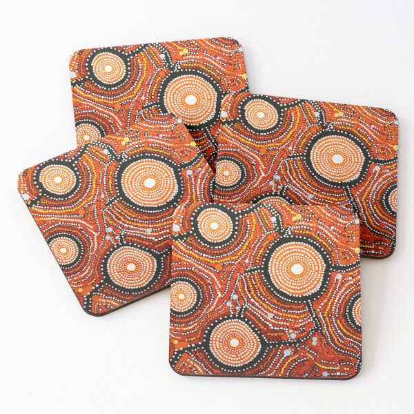 Item preview, Aboriginal Inspired Dot Art - Somewhere in Lichfield designed and sold by GrinGalore.