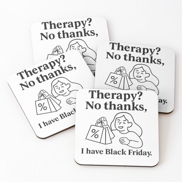 Item preview, Funny Shopping Quote for Black Friday designed and sold by Anna Koneva.