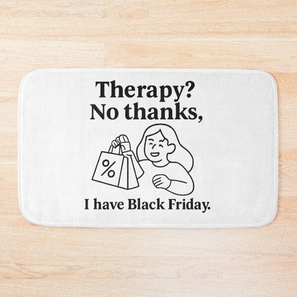 Item preview, Funny Shopping Quote for Black Friday designed and sold by Anna Koneva.