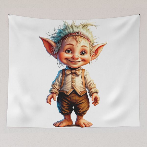 Item preview, Whimsical Goblin Child Fantasy Art designed and sold by LanaGustavsson.