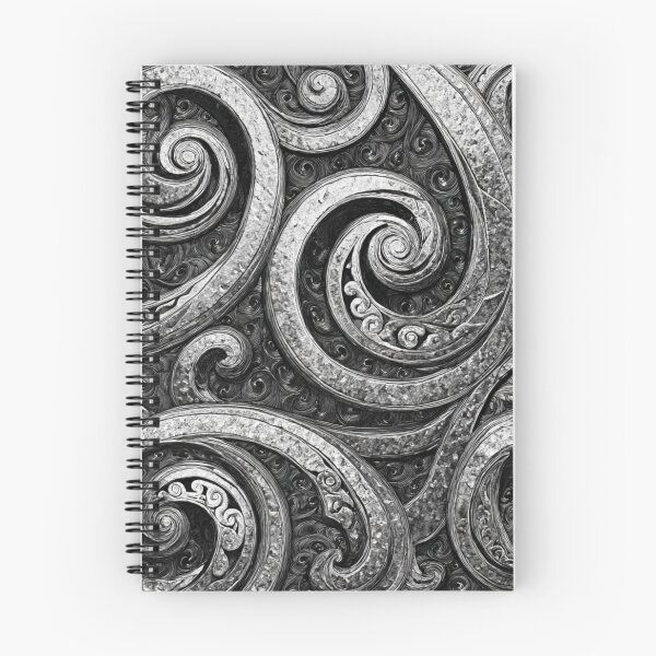 Item preview, New Zealand Māori Paua Pattern Koru Design 574 designed and sold by GrinGalore.