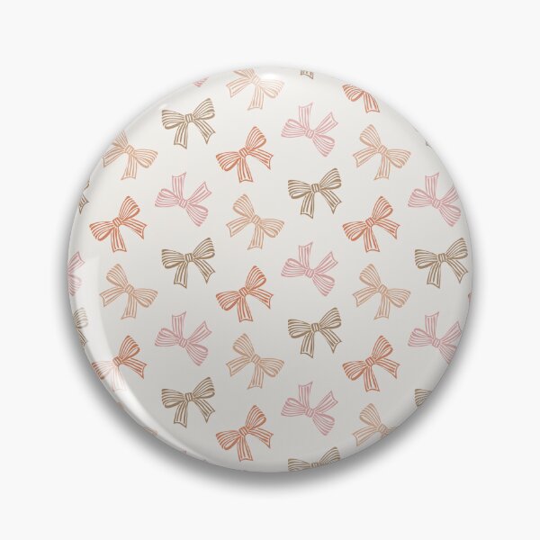 Item preview, Striped Feminine Coquette Ribbon Bows In Soft Earthy Tones designed and sold by EliveraDesigns.