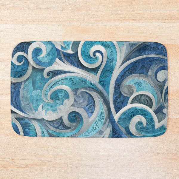 Item preview, New Zealand Māori Paua Pattern Koru Design 575 designed and sold by GrinGalore.