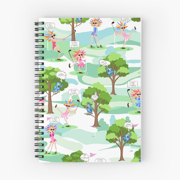 Item preview, Hitting a birdie harder - Green Tonal Pink Blue designed and sold by Fabricatemyart.