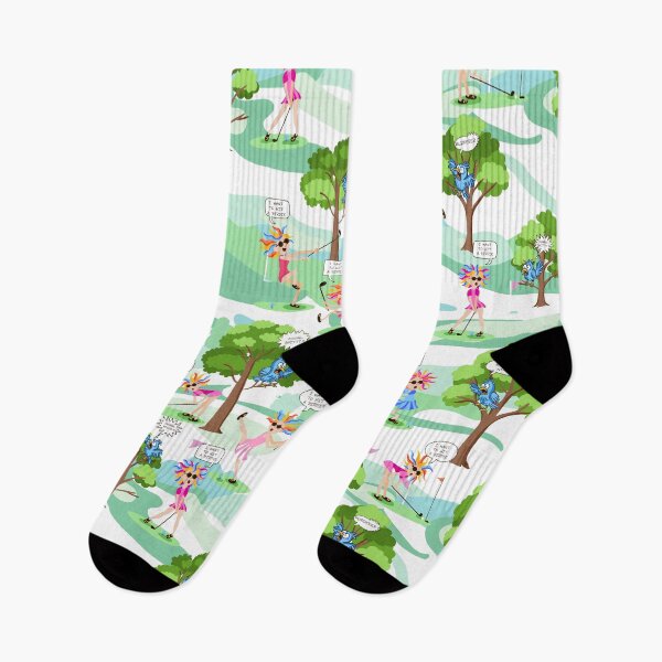 Item preview, Hitting a birdie harder - Green Tonal Pink Blue designed and sold by Fabricatemyart.