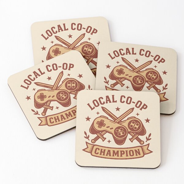 Item preview, Local Co-Op Champion – Vintage Controller Crest designed and sold by VoidBloom Studio.