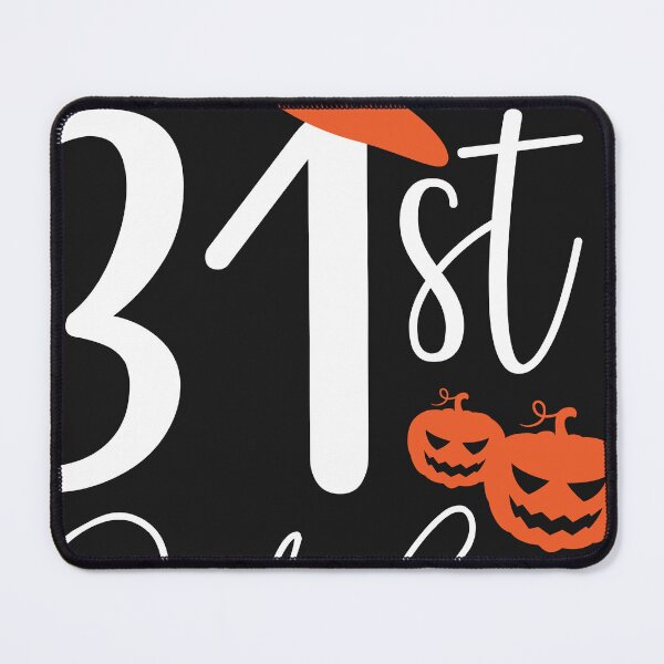 Item preview, 31st October Halloween – Witch Hat and Pumpkins Spooky Design designed and sold by faamyo.