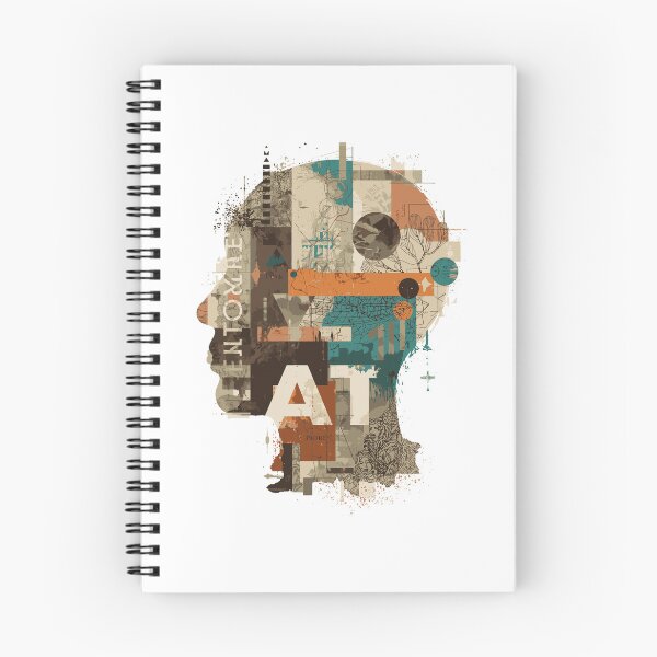 Item preview, Creative mind conceptual artwork with vintage elements and textures for artistic design projects designed and sold by DigitalGraphic1.