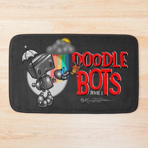 Item preview, Doodle Bots Book 1- Rainbow Bot designed and sold by MetroINKbooks.