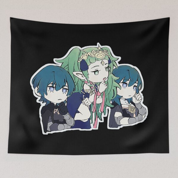 Item preview, Fire Emblem Byleths + Sothis Thinking Emoji designed and sold by enidadler.