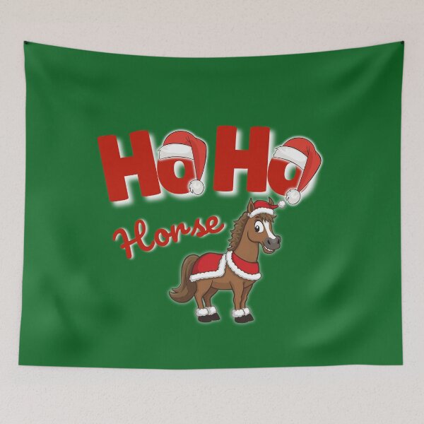 Item preview, Ho Ho Horse Funny Christmas Horse Gift – Holiday Pun for Horse Lovers designed and sold by Ivy-Triggs.