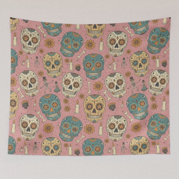 Item preview, Dia de los Muertos Sugar Skull Pattern designed and sold by RGShirtWorks.