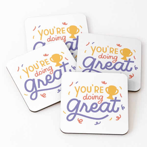 Item preview, You’re Doing Great – Motivational Celebration Typography Design designed and sold by TeesHearts100.