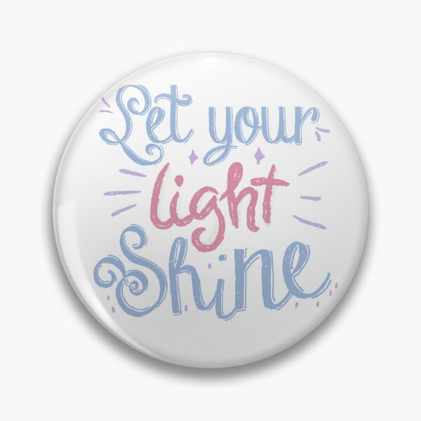 Item preview, Let Your Light Shine – Inspirational Typography with Gemstone Accents designed and sold by TeesHearts100.