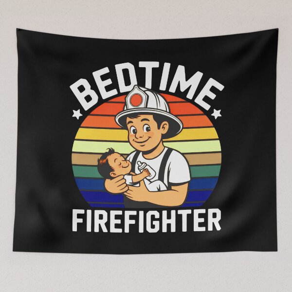 Item preview, Firefighter Father’s Nighttime Routine designed and sold by SplashTastic.