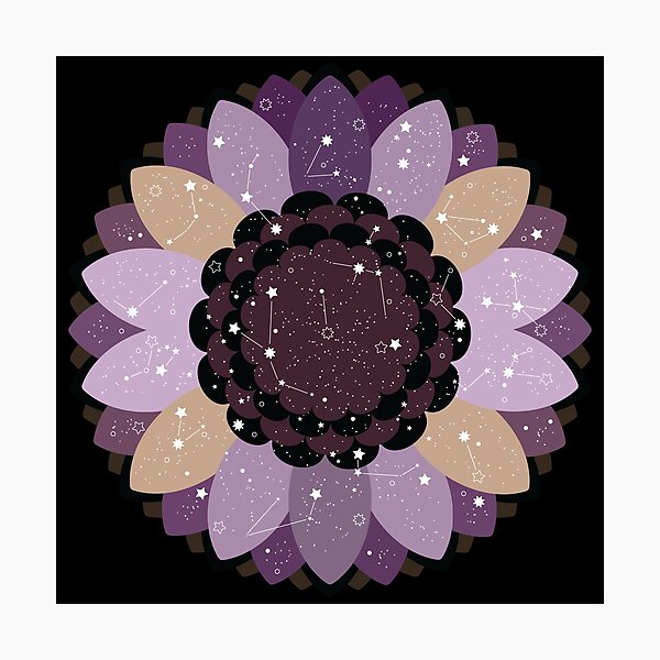 Item preview, Celestial Flower [demigender] designed and sold by deadbeatprince-typography.