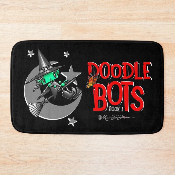Item preview, Doodle Bots Book 1- Witch Bots designed and sold by MetroINKbooks.