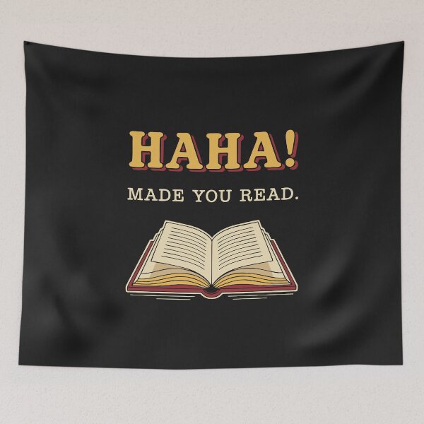 Item preview, Womens Reading Gift Read Lover Bookworm Funny Saying Haha! made You Read designed and sold by alenaz.