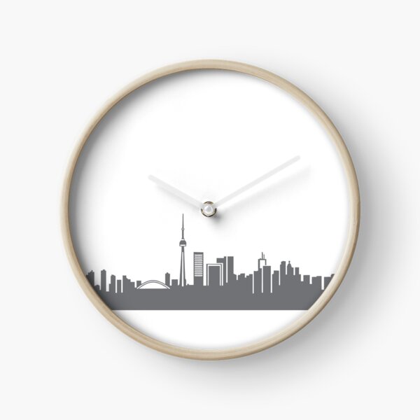 Toronto in gray Clock