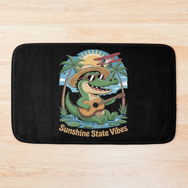 Item preview, Florida Vacation Sunshine State Vibes Alligator Souvenir designed and sold by PeteHomenick.