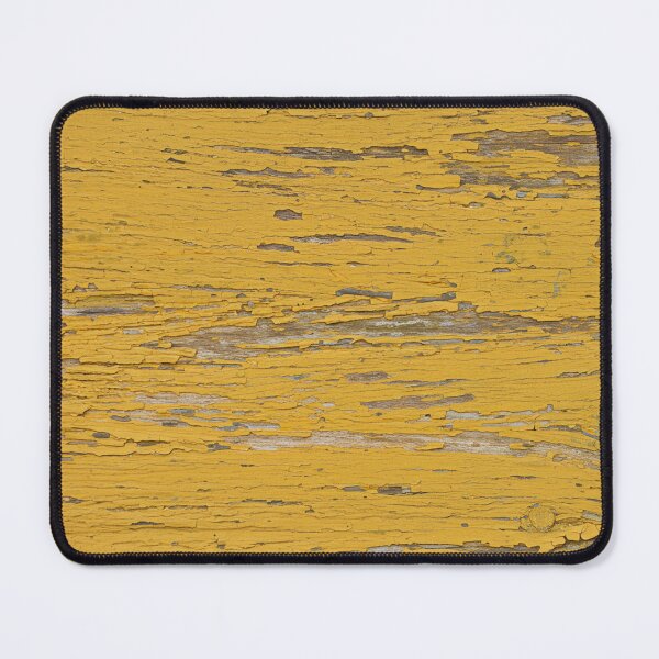 Item preview, Rustic Yellow Peeling Paint on Weathered Wood Texture designed and sold by The Rust Lab.