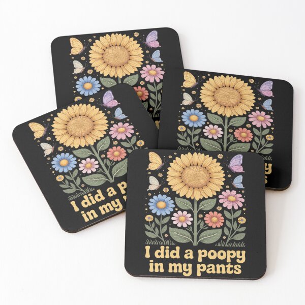 Item preview, Flower Butterfly PoopI did a poopy in my pants designed and sold by PeteHomenick.