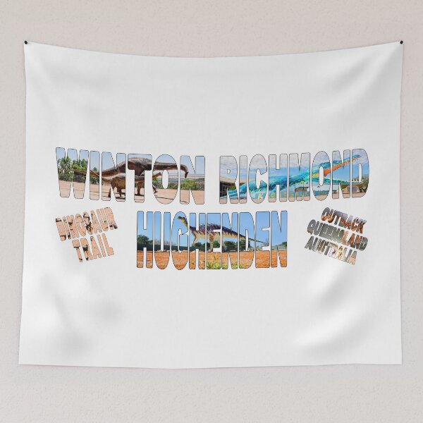 Item preview, WINTON RICHMOND HUGHENDEN Dinosaur Trail Outback QLD designed and sold by Adam Gormley.