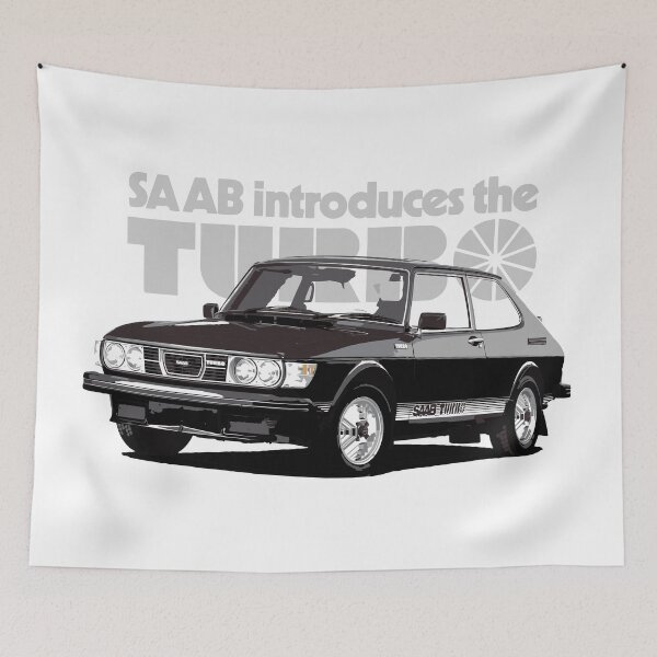 Item preview, Classic Swedish 99 Turbo – Vintage Car T-Shirt designed and sold by tupaffi.