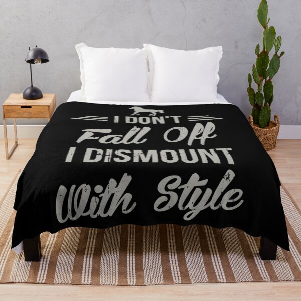 Item preview, I Don’t Fall Off I Dismount With Style – Funny Horse designed and sold by bnvgkdxuo99.