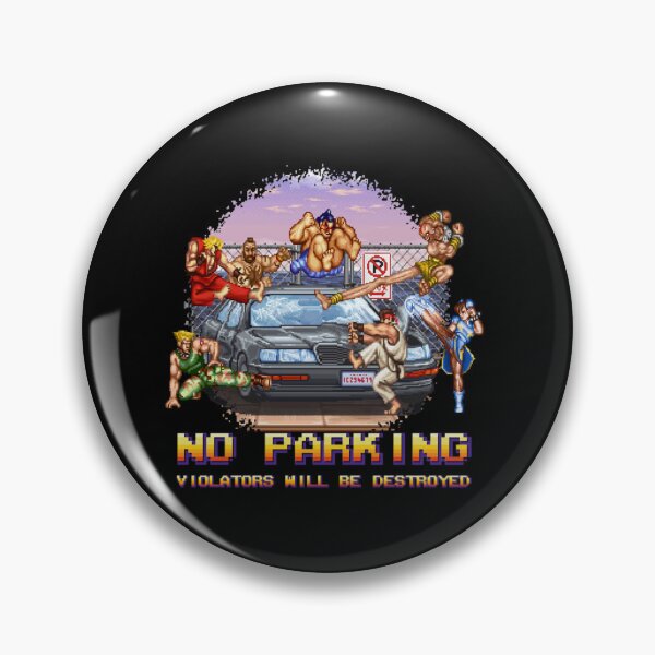 Item preview, Street Fighter No Parking Violators will be Destroyed  designed and sold by jevyyNF.