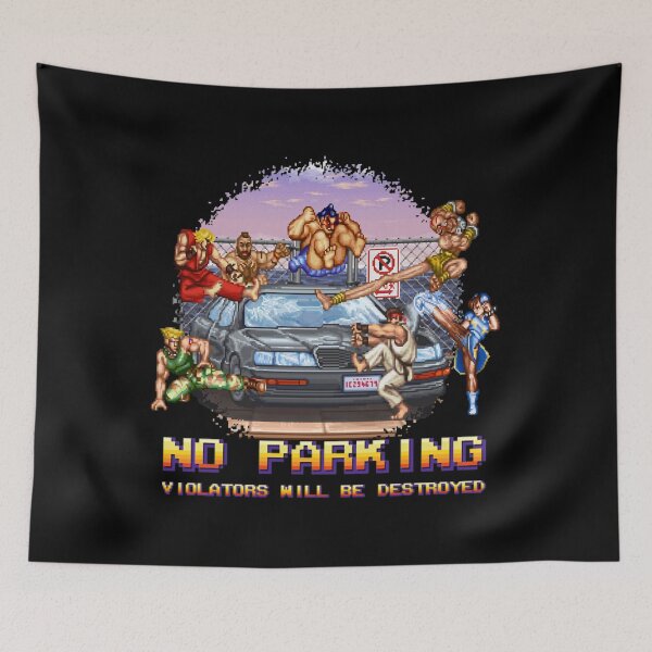 Item preview, Street Fighter No Parking Violators will be Destroyed  designed and sold by jevyyNF.