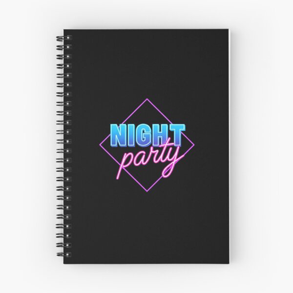 Item preview, Neon “NIGHT Party” Text Art – Electric Blue and Pink Neon Sign Illustration | Modern Glowing Design designed and sold by PixelVibe782.