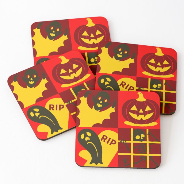 Item preview, Halloween Horror Pattern | Ghost, Pumpkin & Skeleton Seamless Design designed and sold by UniqueDesign751.
