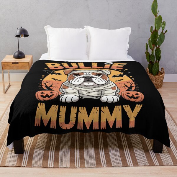 Item preview, Bullie Mummy Halloween Dog Owner English Bulldog designed and sold by PunkNation-Arts.
