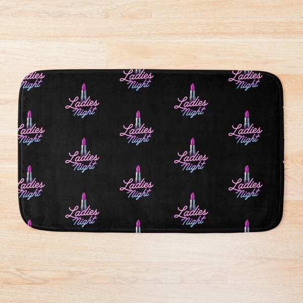 Item preview, Neon “Ladies Night” Text Art with Lipstick – Retro 80s Glowing Neon Illustration | Glamorous Neon Design designed and sold by PixelVibe782.