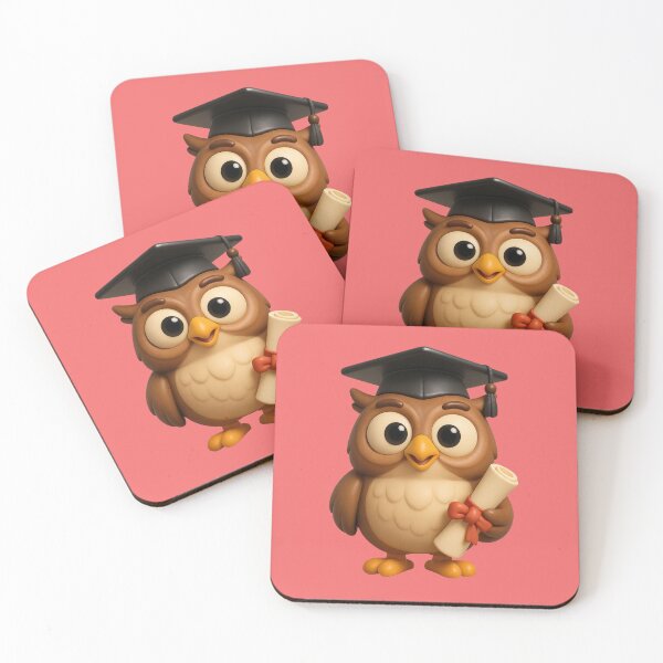 Item preview, clever owl, school leaving certificate designed and sold by Mauswohn.