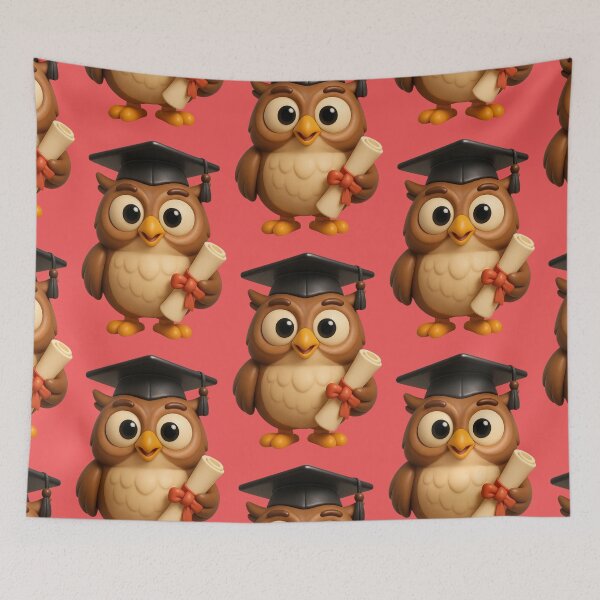 Item preview, clever owl, school leaving certificate designed and sold by Mauswohn.