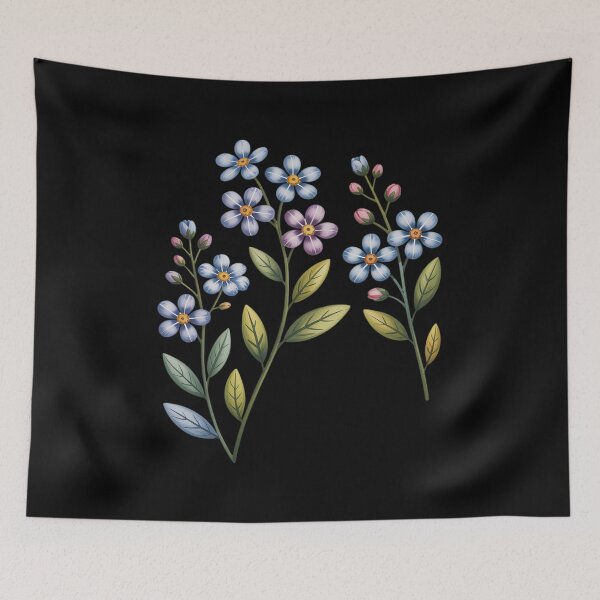 Item preview, Forget me not flower designed and sold by Idarmotar.