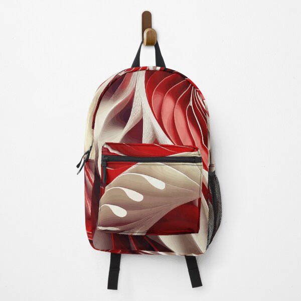 Item preview, Dynamic Spiral of Red and White designed and sold by Vicky Brago-Mitchell®.