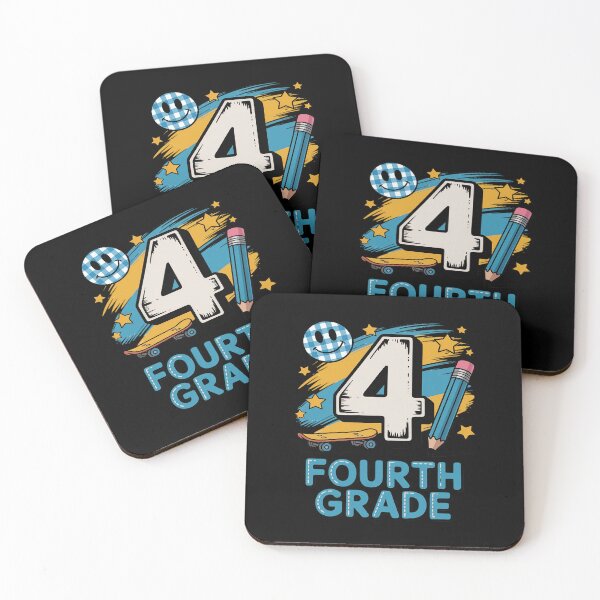 Item preview, Fourth Grade Checkered Smile Face Back To School Teacher designed and sold by Idarmotar.